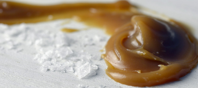 so, other than eating it with a spoon, what can I do with this sea salt caramel?